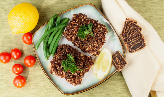 Baked Fish With Date Swirl Crust