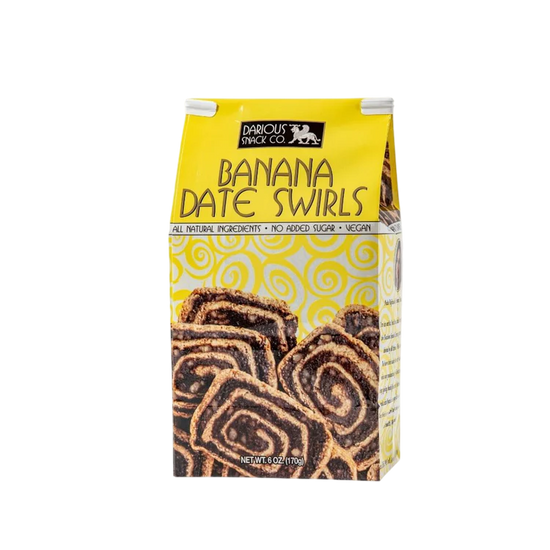 Vegan Banana Date Swirls
